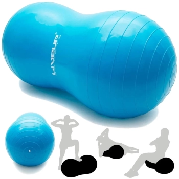 Kit Colchonete Lilas 1,73 M Tapete Yoga + Bola Feijo 90 Cm + Bola Pilates Suia Premium 65 Cm