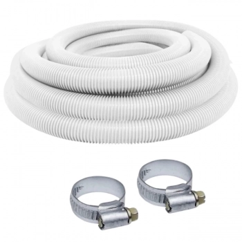 Kit Escova Curva 44 Cm + Mangueira 32mm 4 M + Sulfato de Alumnio Decantador Piscinas Fibra/ Alvenaria