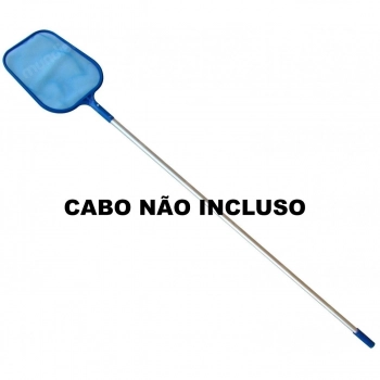 Kit Peneira Plstica Netuno Sem Cabo + Kit Reposio Trava Rpida para Cabo Telescpico para Piscina