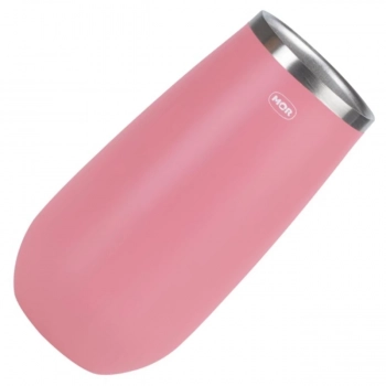 Copo Trmico Rose 165 Ml para Champagne Espumante Drink em Ao Inox para Sucos, Cafs e Chs