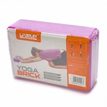 Kit 2 Blocos de Apoio para Yoga em Eva Rosa Liveup