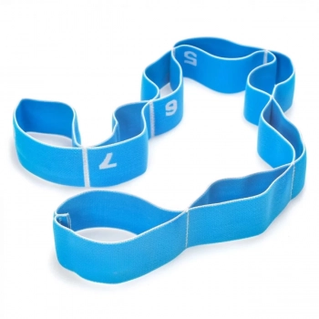 Elasticband Faixa Elstica Multinvel Forte - Liveup Tecido Azul 8 Reparties Treino Exerccios