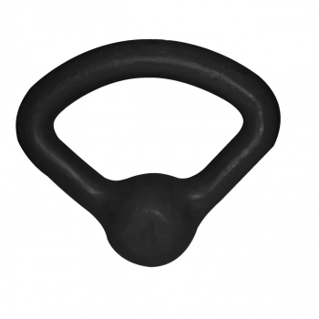 Kettlebell 4kg Ferro Pintado Preto