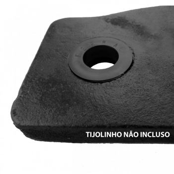 Anel Cnico para Tijolinho 1 Polegada Preto 1 Unidade