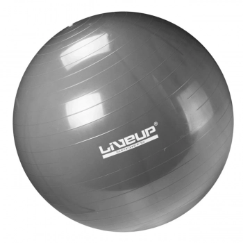 Bola Sua Premium para Pilates 85cm Cinza Liveup