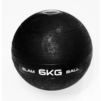 Kit Bola Slam Ball com 4 Kg + 6 Kg + 8 Kg + 10 Kg + 12 Kg Preta Liveup